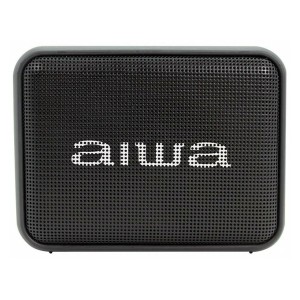 Portable Bluetooth Speakers Aiwa Black 6 W