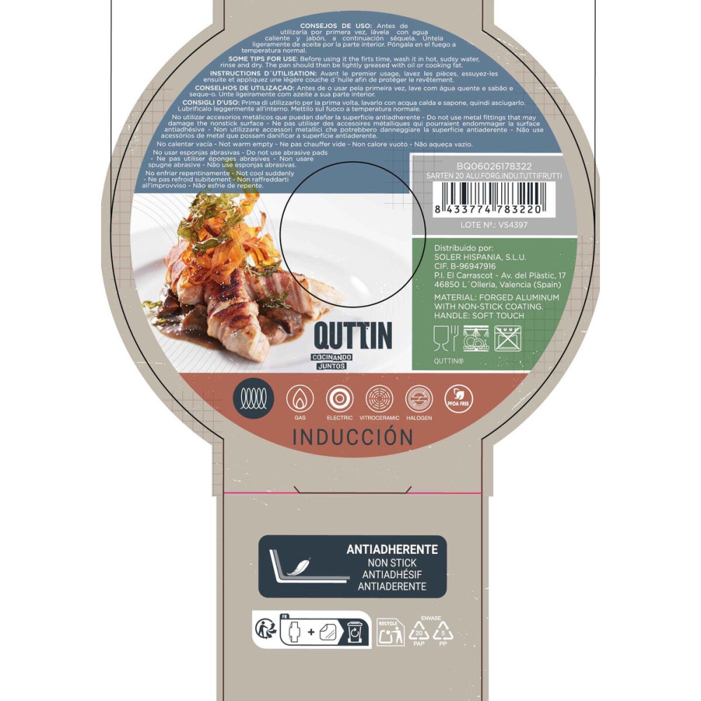Pfanne Quttin (6 Stück)
