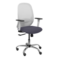 Chaise de Bureau P&C 354CRRP Blanc Gris foncé