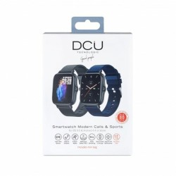 Montre intelligente DCU MODERN CALLS & SPORT 1,7" Blue marine 28 mm 1" Bleu Noir Noir/Blanc