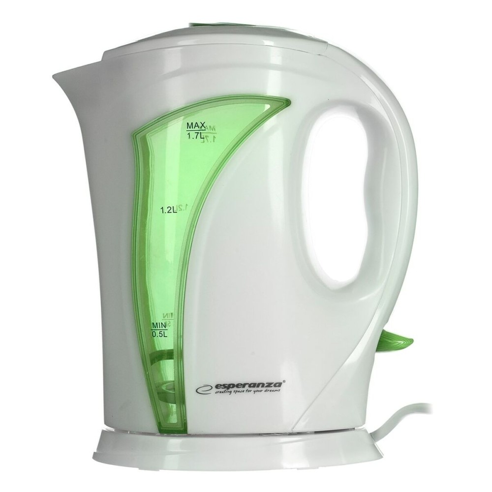 Kettle Esperanza EKK018G White Green Multicolour Plastic 2200 W 1,7 L