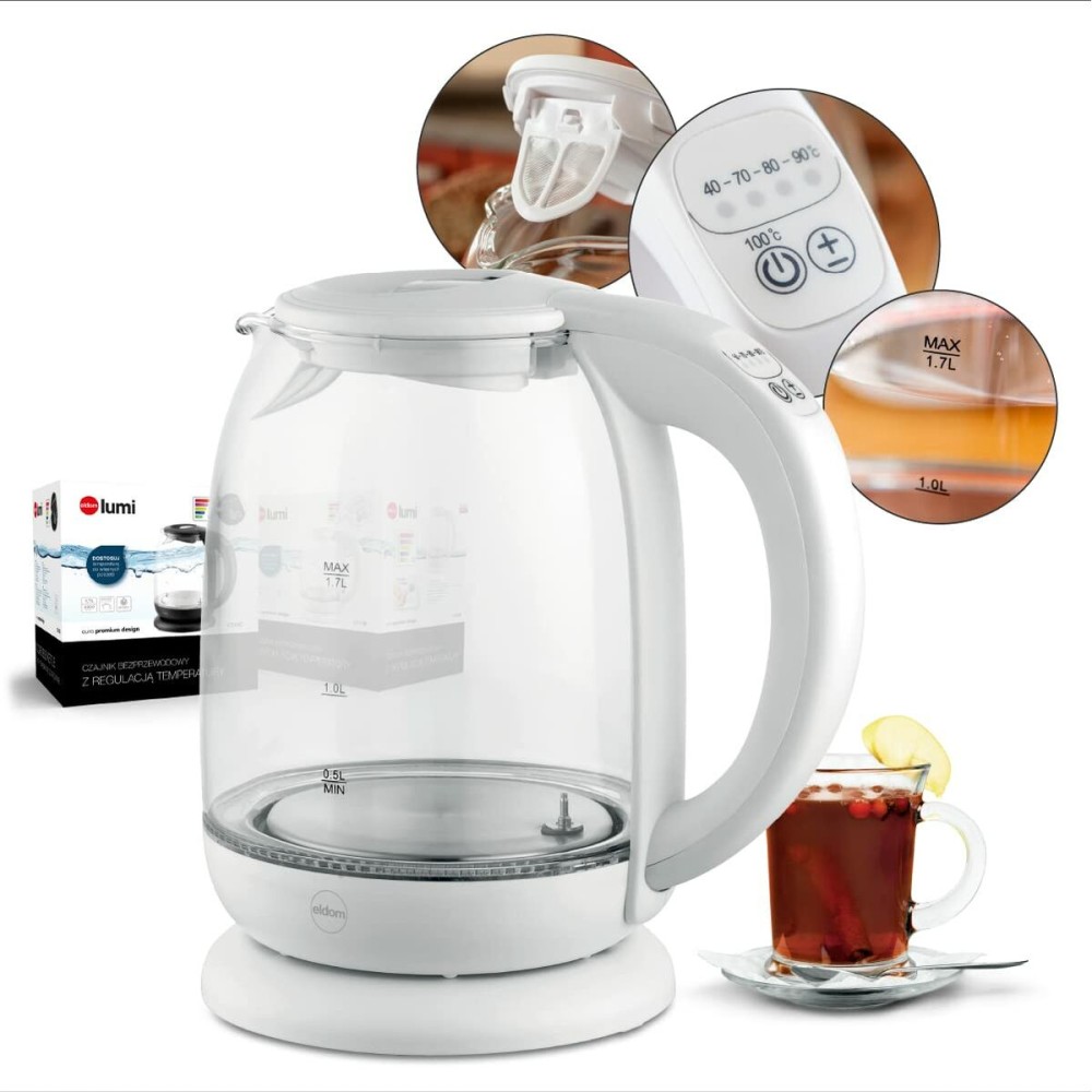 Bouilloire Eldom C510B Blanc 2200 W 1,7 L