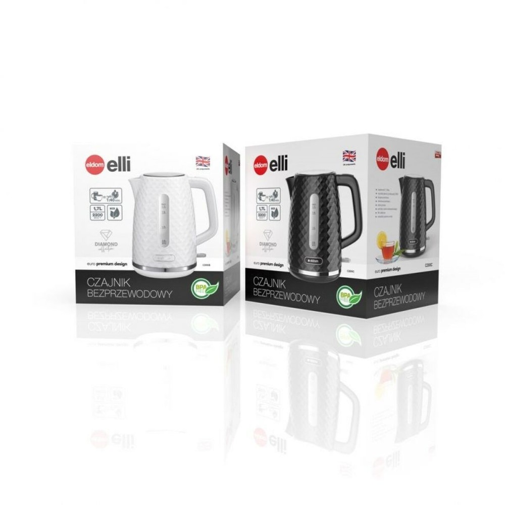 Kettle Eldom C280C Black 2200 W 1,7 L