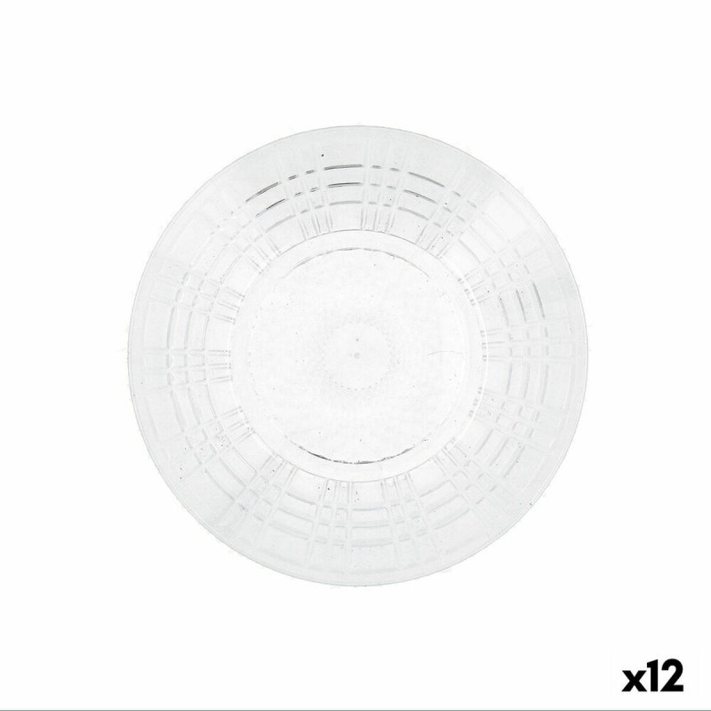 Assiette à dessert Quid Viba Transparent Plastique (12 Unités) (Pack 12x)