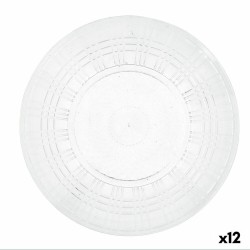 Assiette plate Quid Viba Transparent Plastique 26 cm Ø 26 cm (12 Unités) (Pack 12x)