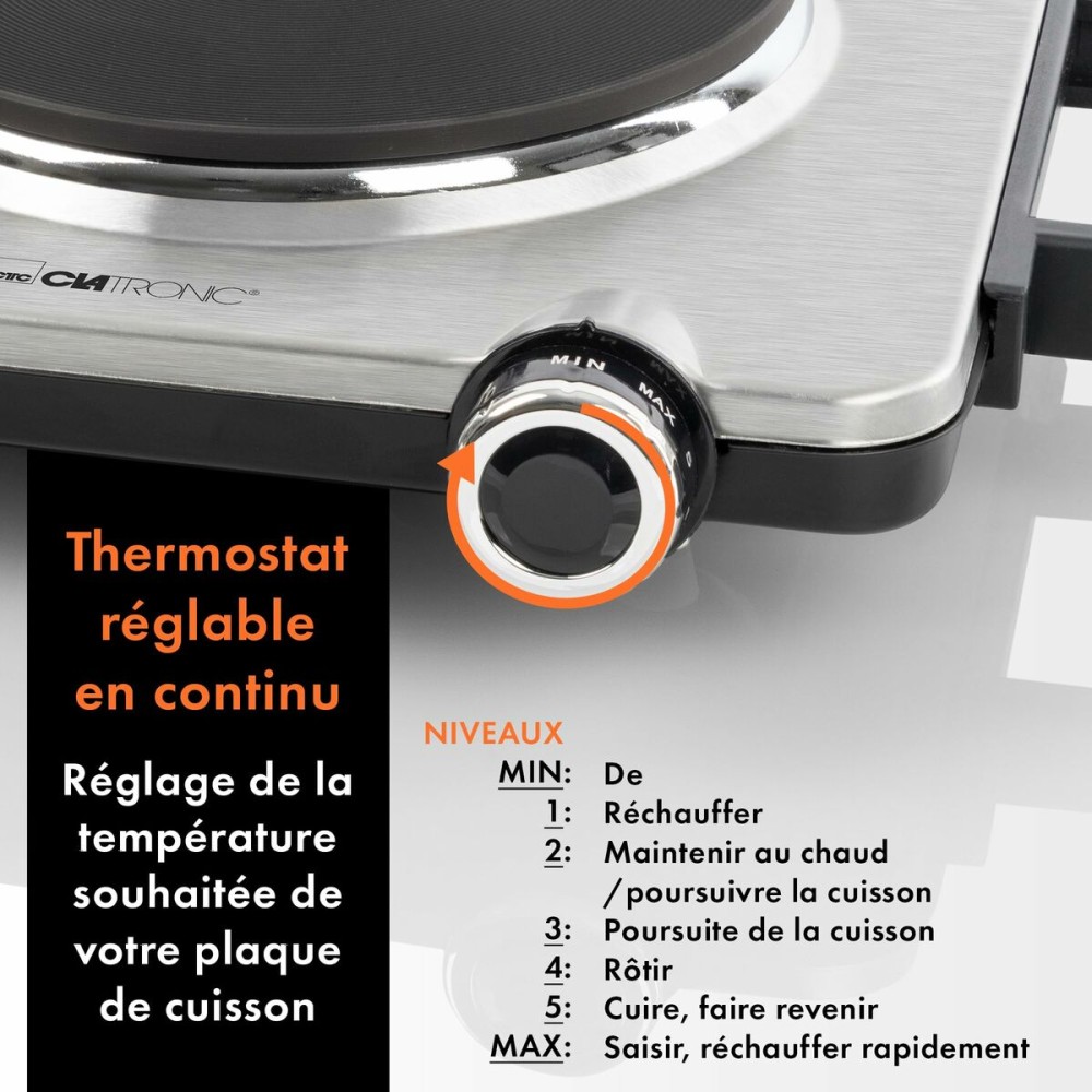 Plaque Électrique Clatronic EKP 3788 1500 W