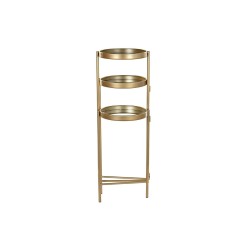 Regale DKD Home Decor Gold Metall Spiegel 49,5 x 49,5 x 80 cm