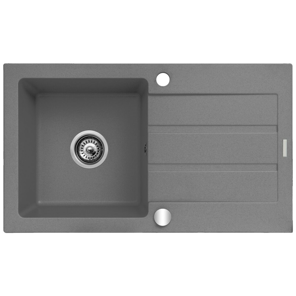 Sink with One Basin Maidsinks 76 x 44 cm Grey