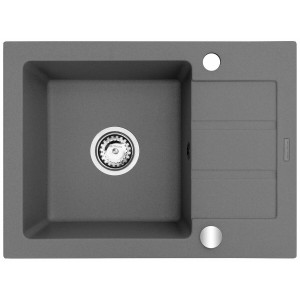 Sink with One Basin Maidsinks 62 x 44 cm Grey