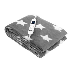 Couverture Chauffante N'oveen EB651 180 x 130 cm Gris Etoiles