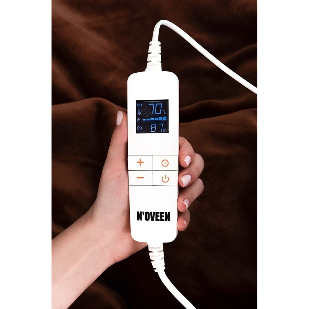 Electric Blanket N'oveen EB655 180 x 130 cm Brown Bronze