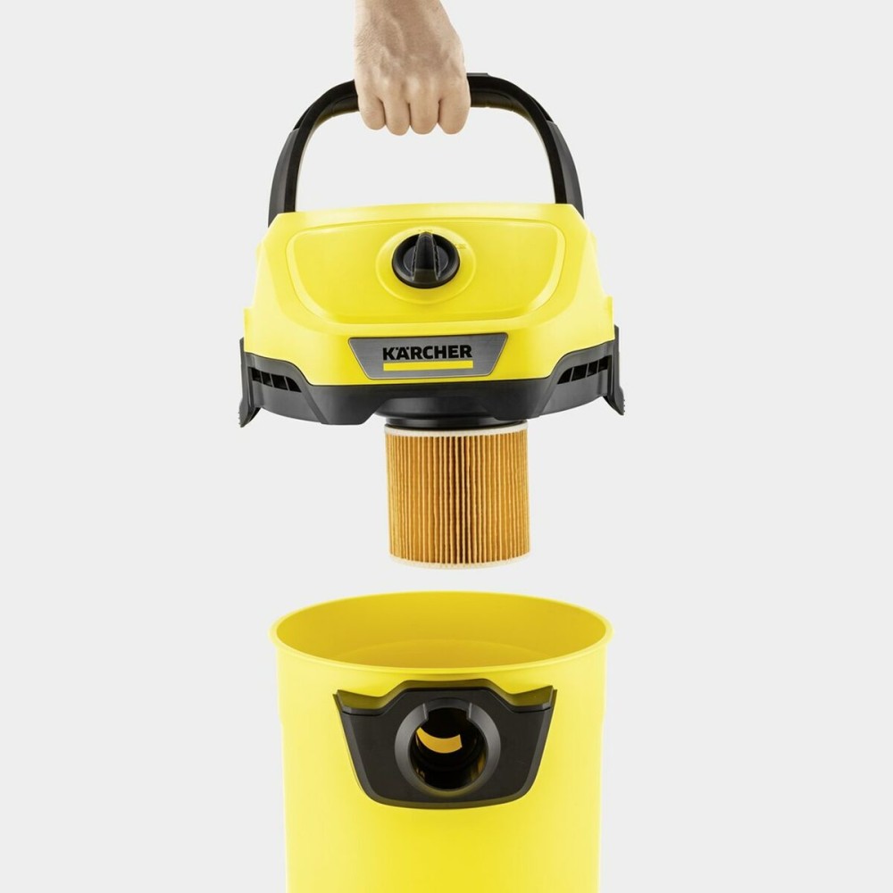 Aspirateur sans fil Kärcher 1.628-551.0 Jaune Noir 225 W