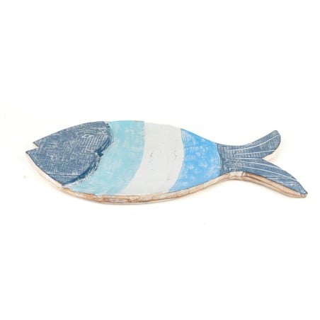 Centerpiece Romimex Blue Fish 30 x 3 x 20 cm