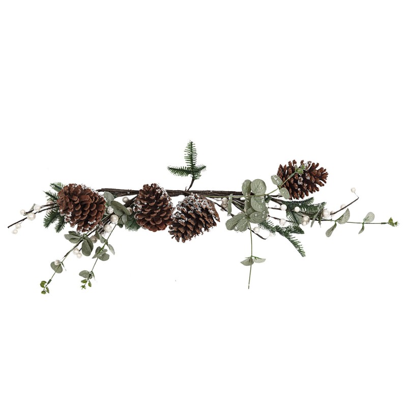 Centerpiece Romimex Brown Green Pine cone 18 x 80 x 18 cm