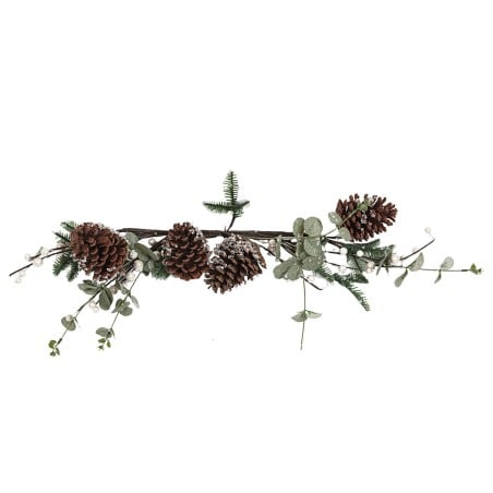 Centerpiece Romimex Brown Green Pine cone 18 x 80 x 18 cm