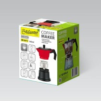 Cafetière Italienne Feel Maestro MR-1657-3 Noir Rouge Aluminium 150 ml 3 Tasses