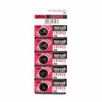 Lithiumknopfzellen Maxell CR2025 3V 3 V CR2025 (5 Stück) (5pcs)