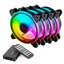 Ventillateur de cabine Savio FAN-01 ARGB Ø 12 cm