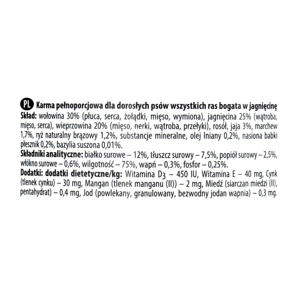 Wet food Dolina Noteci Premium Lamb 400 g