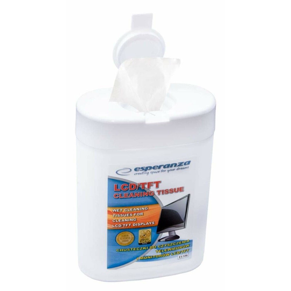 Lingettes impregnées pour écrans Esperanza ES106 LCD TFT