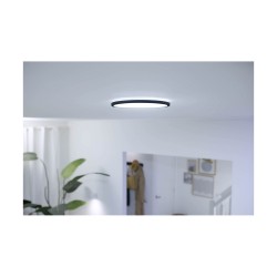 Ceiling Light Philips Wiz 14 W ø 24,2 x 2,3 cm White Black Multicolour Metal Aluminium (2700 K) (6500 K)