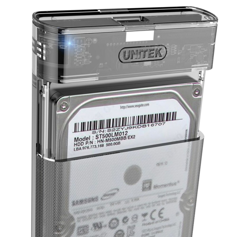 Boîtier Externe Unitek S1103A Gris Transparent 2,5"