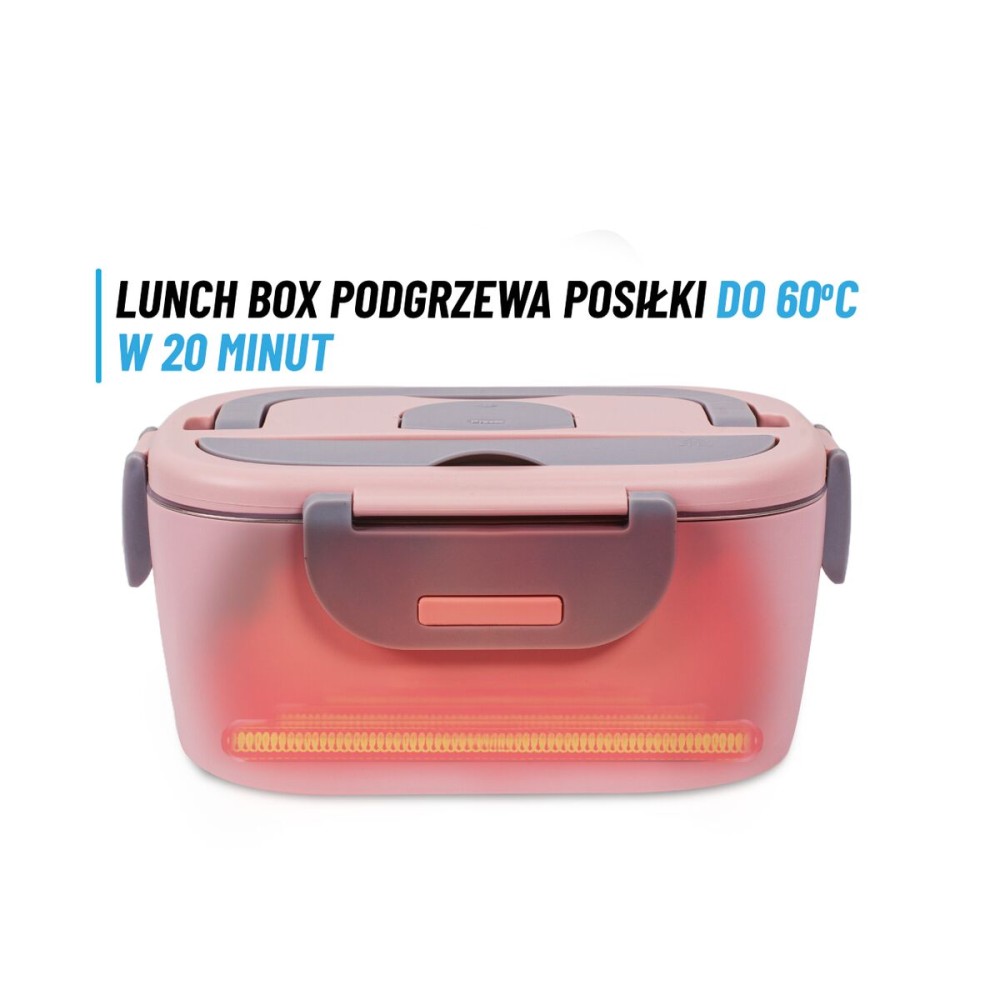 Boîte à lunch N'oveen LB755 Gris Rose
