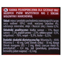 Wet food Dolina Noteci Piper Junior beef Veal Carrot 400 g