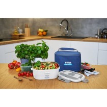 Boîte Déjeuner Électrique N'oveen LB715 Blanc Gris 1,1 L 2 Pièces