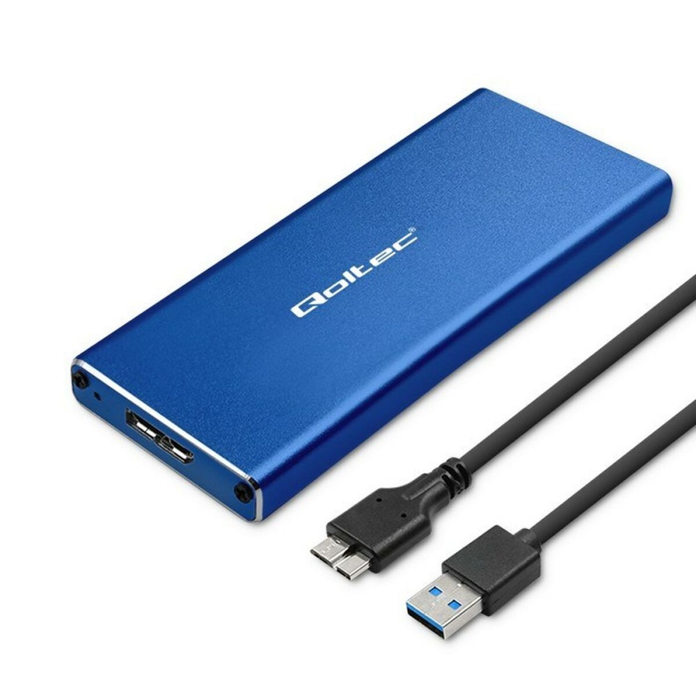 External Box Qoltec 51832 Blue