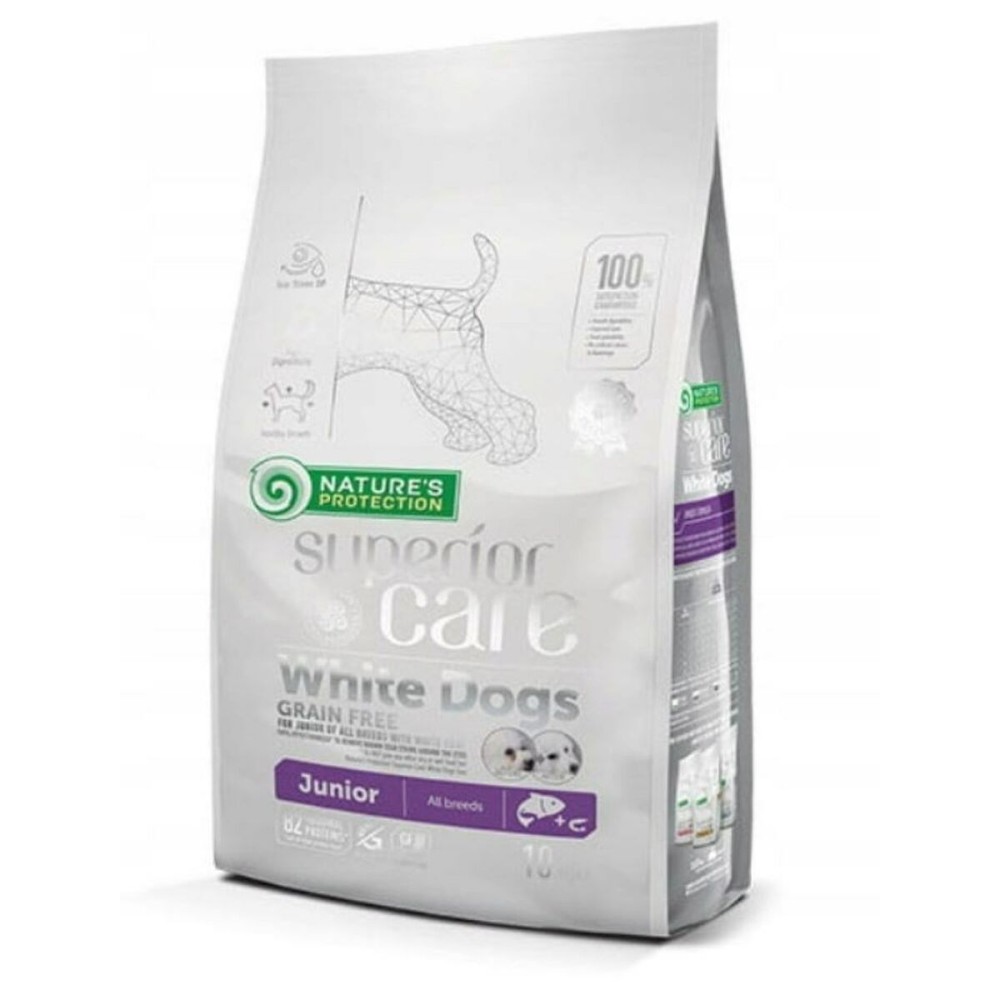 Fodder NATURE'S PROTECTION Superior Care White Dogs Salmon 10 kg