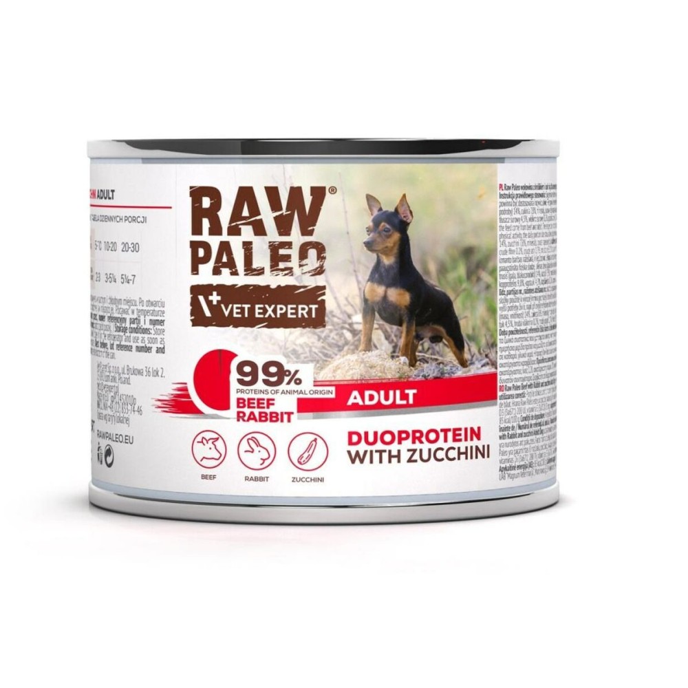 Wet food VETEXPERT RAW PALEO Beef 200 g