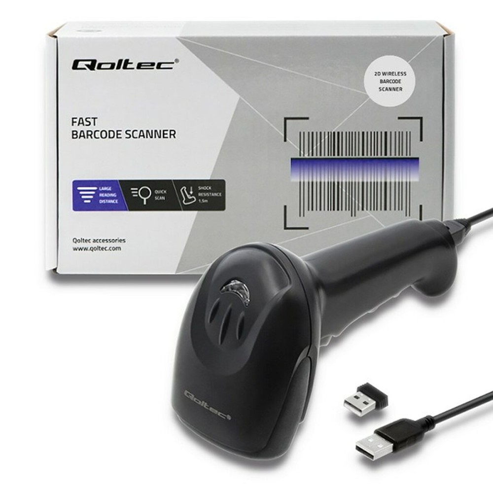 Lecteur de Codes Barres Qoltec 50868