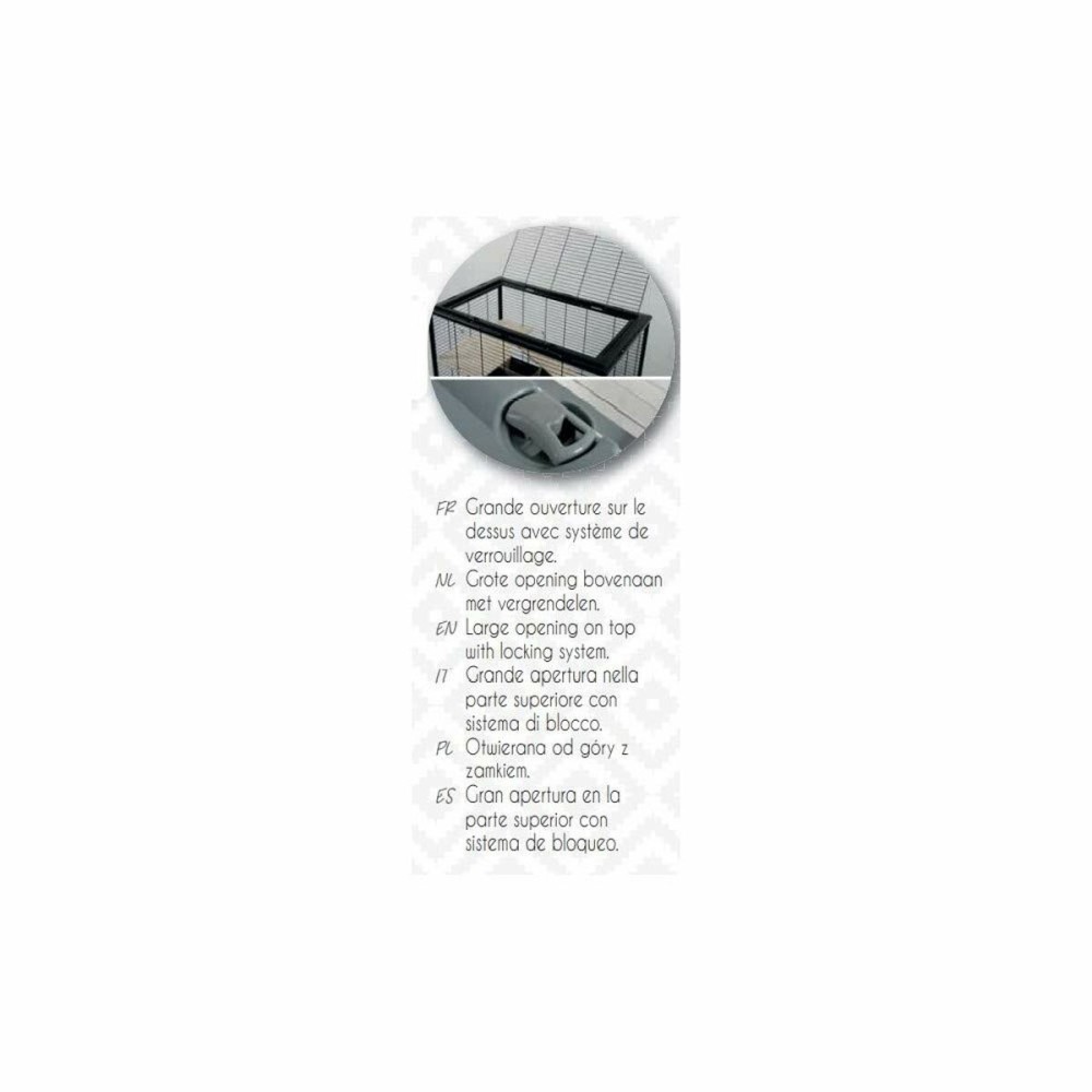 Cage Zolux 78 cm Wood Metal Plastic Metal/Plastic (1 Piece)
