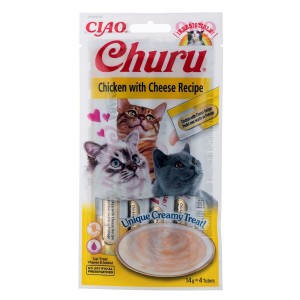 Snack for Cats Inaba EU107 4 x 14 g Sweets Chicken Cheese