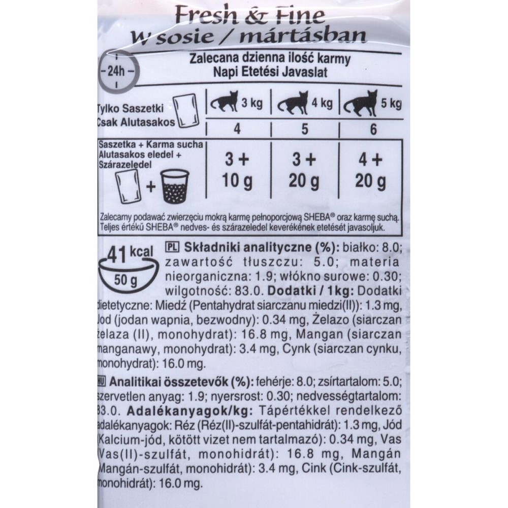 Aliments pour chat Sheba Thon Morue 300 g