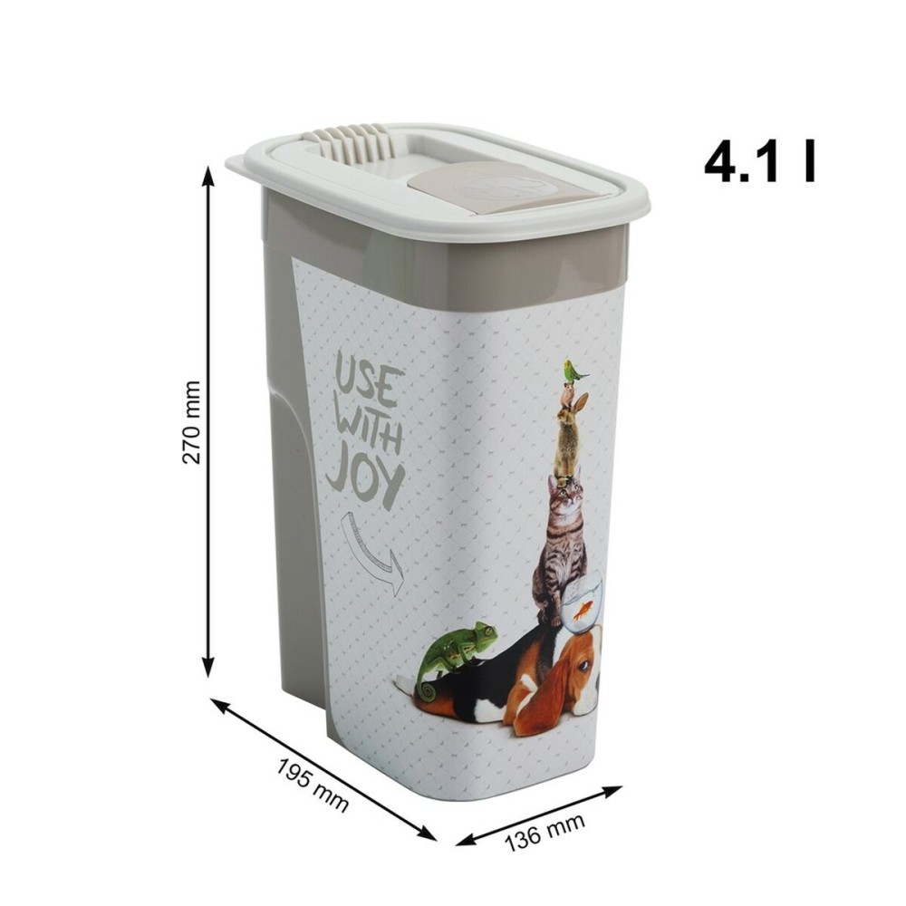 Cat Feeder Rotho Beige Plastic