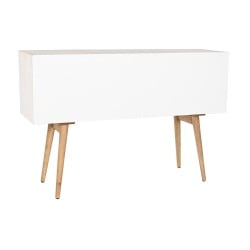 Buffet DKD Home Decor Sapin Coton Blanc (120 x 35 x 80 cm)