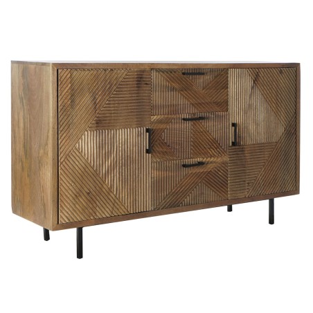 Buffet DKD Home Decor Naturel Métal Bois de manguier (145 x 40 x 86 cm)