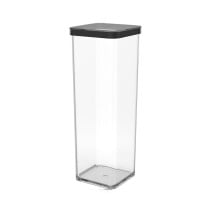 Seau de conteneur Rotho Noir Transparent Silicone Plastique