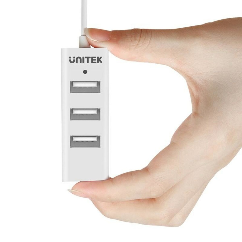 Hub USB 3 Ports Unitek Y-2146 Blanc
