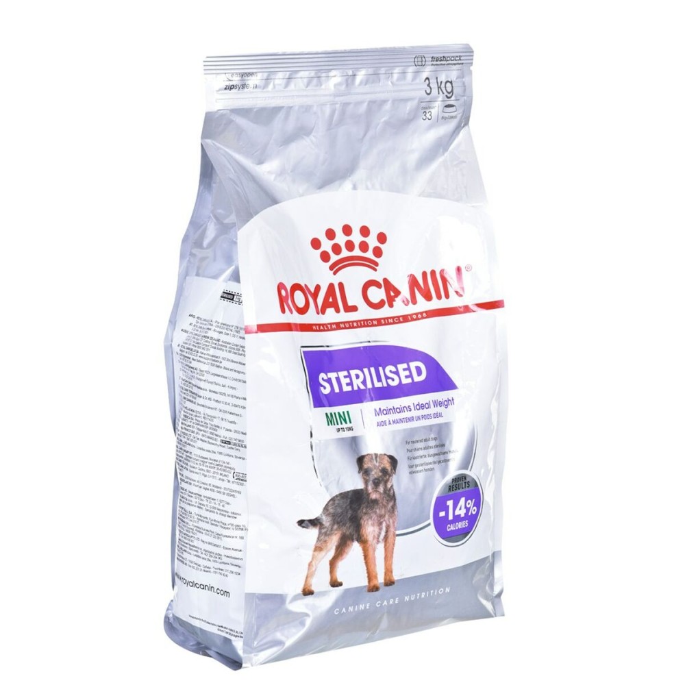 Nourriture Royal Canin Mini Sterilised Adulte Poulet 3 Kg