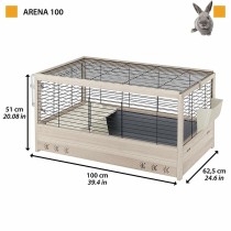 Käfig Ferplast 12 kg Acryl Holz Metall Kunststoff 100 x 51 x 116,5 cm