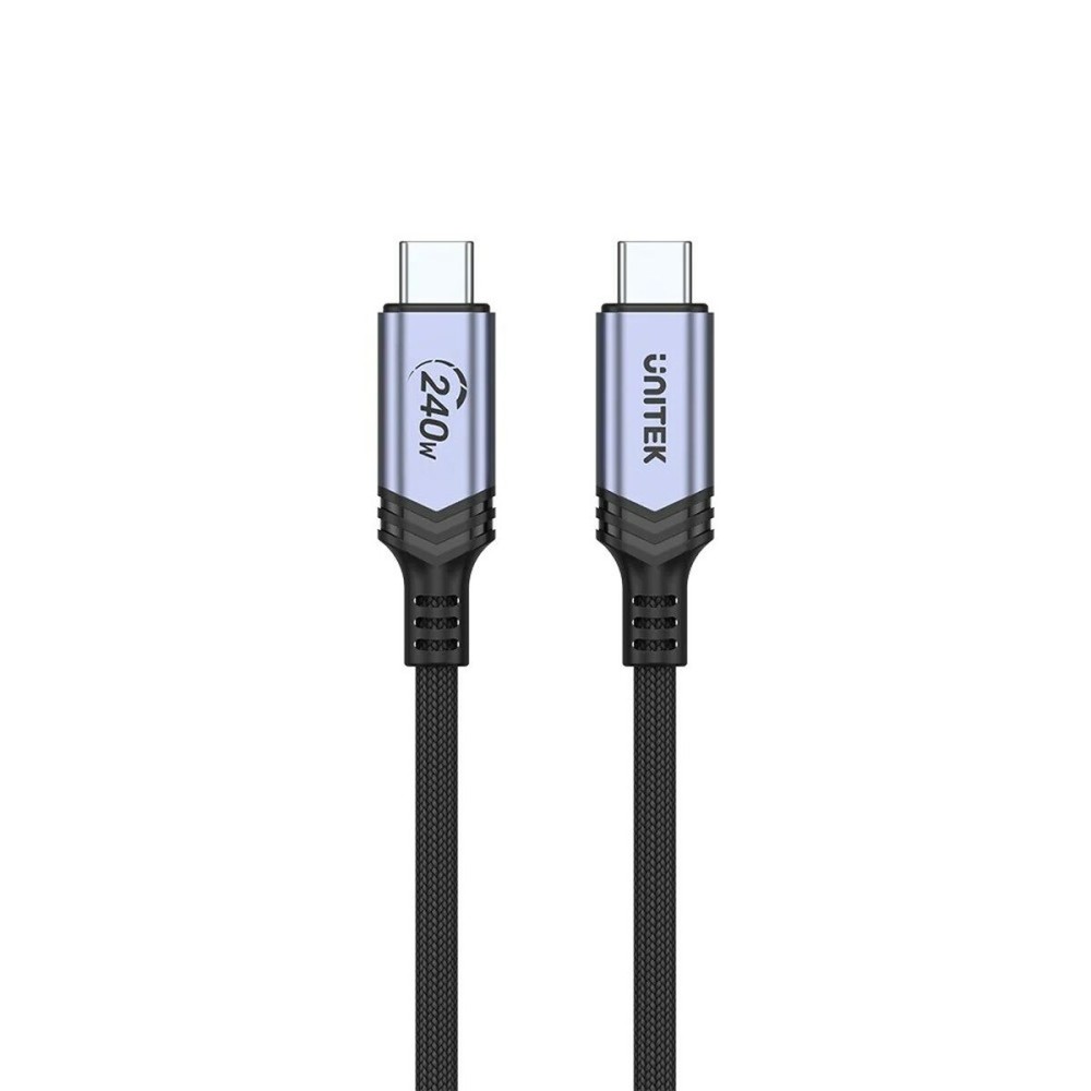 Câble USB C Unitek C14110GY-2M Noir 2 m