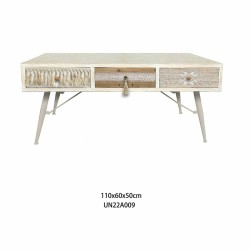 Centre Table DKD Home Decor Fir Cotton (110 x 60 x 50 cm)