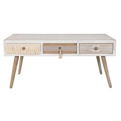 Table Basse DKD Home Decor Sapin Coton (110 x 60 x 50 cm)