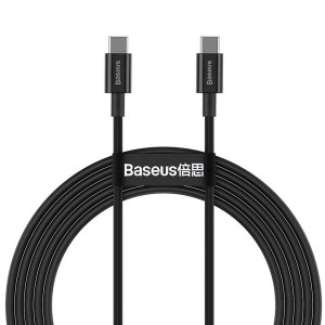 Kabel USB C Baseus Superior Schwarz 1 m