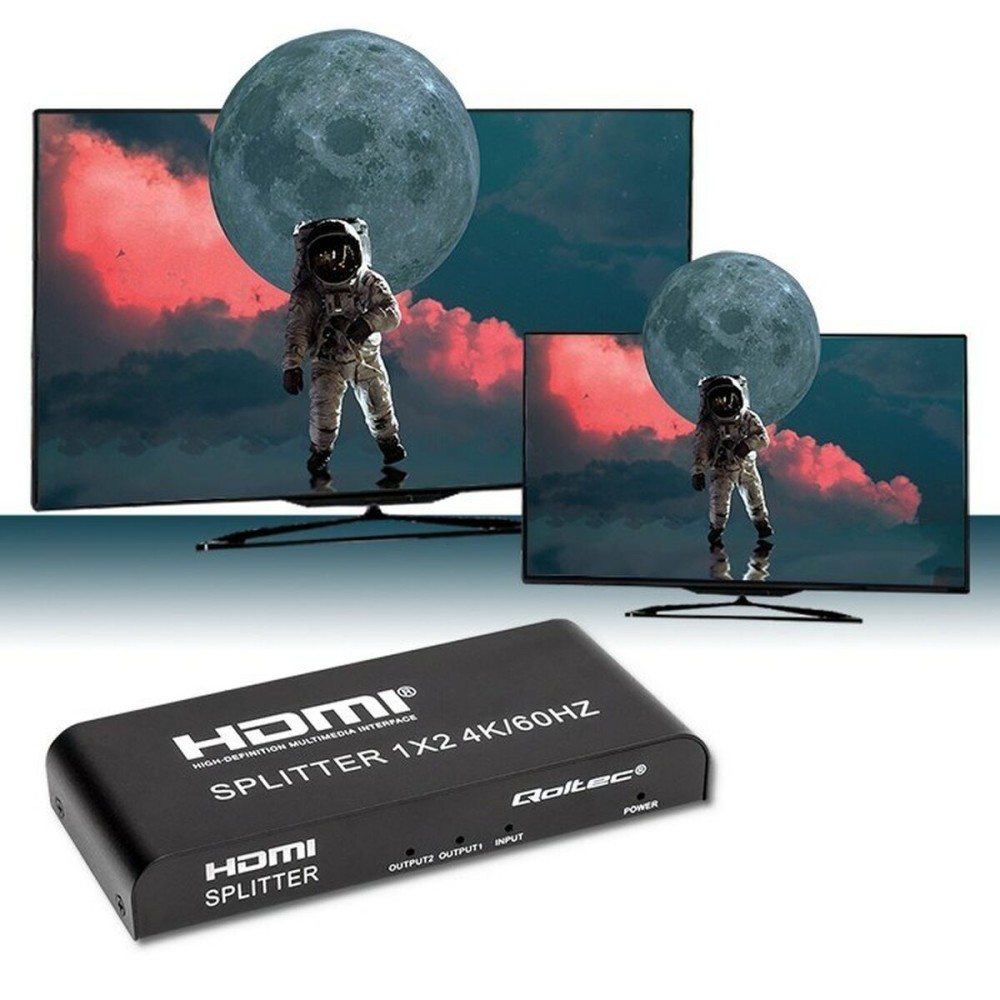 Switch HDMI Qoltec 51797 Noir