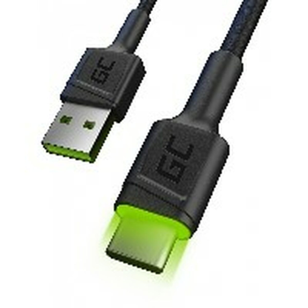 USB Cable Green Cell KABGC13 Black Green 2 m
