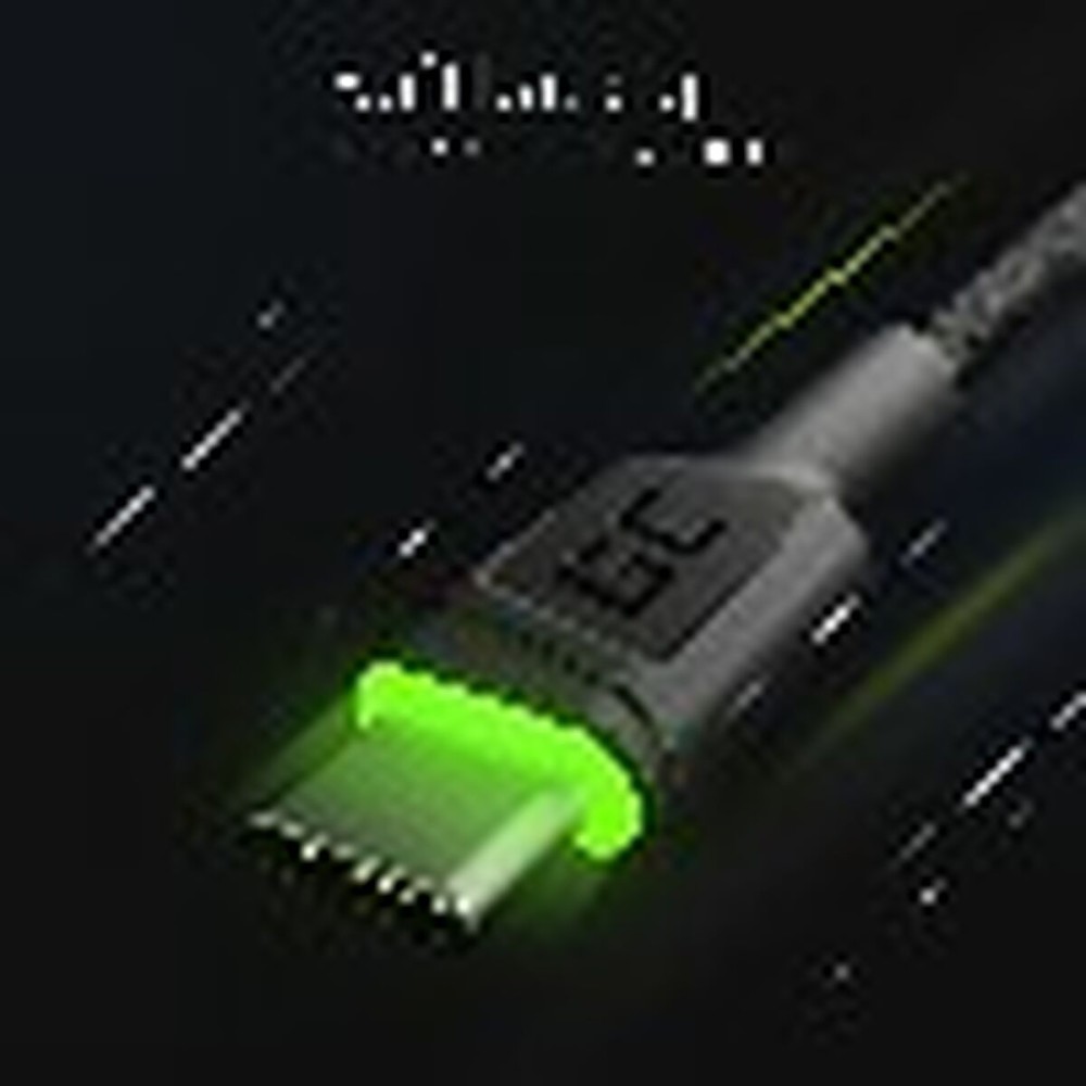 USB Cable Green Cell KABGC13 Black Green 2 m